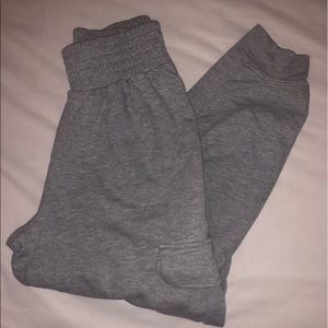 Missguided grey cargo joggers